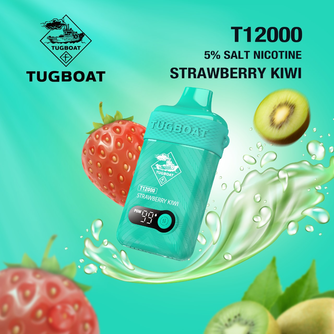 Tugboat T12000 Strawberry Kiwi